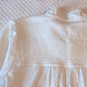 Anthropologie puff sleeve blouse.